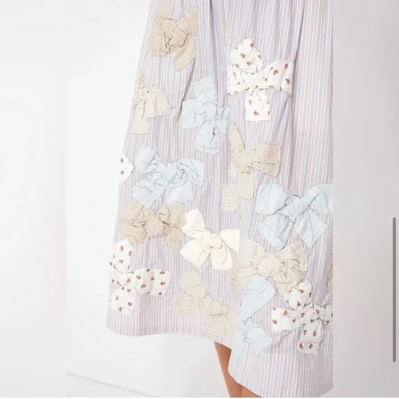 Sea NY Bonnie Bow Tie Skirt Sz S